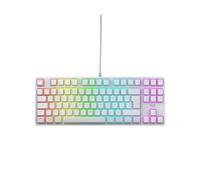 CHERRY Clavier gaming mécanique filaire XTRFY K4V2 TKL RGB AZERTY Blanc