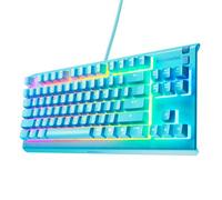 SteelSeries Clavier gaming Apex 3 TKL Aqua – Compact sans pavé numérique, RGB 8 zones, AZERTY