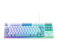 The G-Lab Clavier gamer KEYZ CAESIUM RGB TKL Blanc et gris
