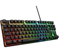 The G-Lab Clavier gamer Keyz Caesium TKL – 87 touches AZERTY USB filaire LED multicolore (Noir)