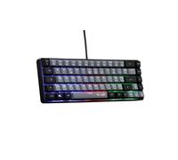 Clavier Gaming - THE G-LAB - KEYZ-HYDRO-GRB/FR - Membrane 60% 2 couleurs touches Grises + Noires