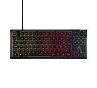 Corsair K55 Core TKL Clavier Gaming RGB - Tenkeyless, 8 Zones RGB, Touches Silencieuses à Membrane, Résistant aux Éclaboussures, Touches Multimédia, 1000Hz - Disposition FR - Noir