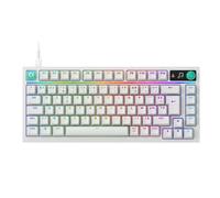 Clavier gaming filaire Logitech G G316 X 75 75% AZERTY USB-A Blanc RGB rétroéclairage 8 kHz switches interchangeables à chaud
