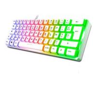 Spirit Of Gamer - Clavier gamer filaire Pro K2 TKL 60% 62 touches 24 anti-ghosting RGB Blanc