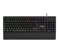 Clavier Gaming Filaire Shonen K02 Menbrane Touches Retroeclairées Akuma Noir