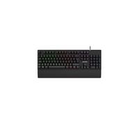 Akuma SHÔNEN K02 Clavier Gamer RGB Filaire - AZERTY Français, 26 Touches Anti-Ghosting, Repose-Poignet Magnétique, USB, Macros Programmables, Silencieux, Compatible PC PS4 PS5 Xbox Mac