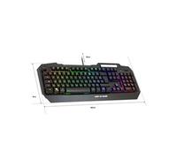 Spirit Of Gamer - Clavier Gaming Elite-K40 AZERTY filaire RGB USB Noir