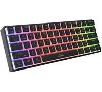 Clavier Gaming Genesis Thor 660 G2 Nous Noir Sans Fil Rgb Mécanique Gateron Marron