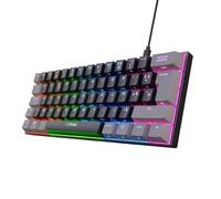 Clavier Gaming Mécanique 60 % RGB - TRUST GAMING - GXT 867 Acira - Switches Précis - Format Compact - PC