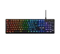The G-Lab Clavier gamer KEYZ PLATINIUM Mécanique (Switch rouge) Ultra-low profile RGB Azerty Noir