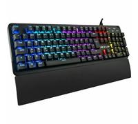 Clavier Gaming Mécanique The G-LAB KEYZ CARBON-E - AZERTY Français - Switch Bleu