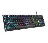 Clavier Gaming - Membrane RGB - KEYZ-CAESIUM/FR - FR Layout - 12 raccourcis - 19 touches anti ghosting