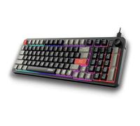 MSI Clavier gaming Forge GK110 FR – Disposition française, membrane, RGB, USB 2.0 – Pleine taille