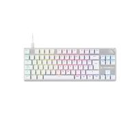 Clavier Gaming Newskill Serike TKL V2 Blanc | Switch Red Hotswap | RGB | Châssis Alu | Personnalisable | NewSwitch Lineaire Rouge