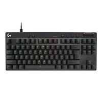 Clavier gaming Qwerty filaire Logitech PRO X TKL Rapid Noir Noir E
