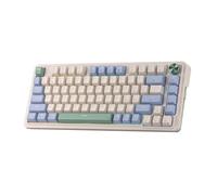 Redragon K673 Pro Clavier de Jeu sans Fil Gasket RGB 75% 3 Modes 81 Touches Clavier mécanique Compact avec Socle remplaçable Chaud Bouton Rotatif spécial et Coussinets amortissants du Bruit US Layout