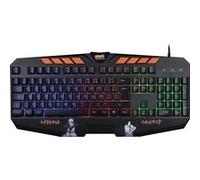 Clavier gaming rétroéclairé Azerty Kxlicences Naruto pour PC Noir G