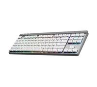 Clavier gaming sans fil Azerty Logitech G515 LIGHTSPEED TKL contacts mécaniques tactiles marron Bluetooth Blanc