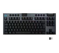 Clavier Gaming sans fil Logitech G915 Lightspeed TKL Linéaire Noir carbone Noir G