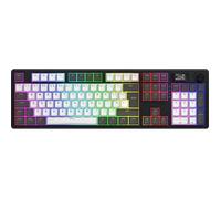 Hator Clavier gamer mécanique sans fil Skyfall 100 Pro RGB (Aurum Linear) Noir/Gris