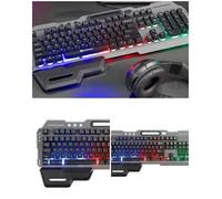 Clavier Gaming semi mécanique Rétro-éclairage RGB - repose poignet ¿ USB- Gamer