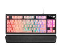 Clavier Gaming TKL - Mars Gaming - MKAX - Rose - H-Mech - Repose Poignet Gel