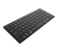 Clavier Hébreu sans Fil Ultra-mince Pleine Taille, Touches Silencieuses | Abs Noir, Format Portable, Usage Bureau et Affaires, Support Langue Hébraïque pour Ordinateur Portable ou Fixe