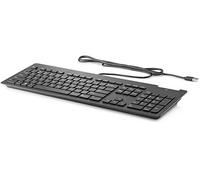 Clavier HP USB Slim Smartcard CCID, format standard, mécanique, noir, 911502-L31