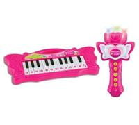 clavier iGirlavec microphone 22 touches rose 26 cm