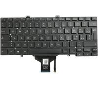 Clavier Italien Italiano Langue Italienne rétroéclairé pour Dell Latitude 7400 7410 5400 5401 5410 5411 3400 0V2RM9 V2RM9 PK132EE3B18 SN7282BL Keyboard Backlit Laptop