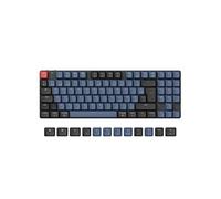 K13 Pro (Schwarz/Grau, DE-Layout, Gateron Low Profile 2.0 Mechanical Brown, Hot-Swap, Aluminiumrahmen, RGB)