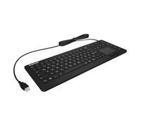 Clavier KeySonic KSK-6231 Inel avec pavé tactile rétroéclairé USB - Noir