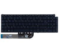 Clavier latin espagnol, rétroéclairé, sans garniture de clavier, compatible avec Dell Inspiron 15 3501 3502 3505 5501 5502 5508 5584 5590 5593 5594 5598|Inspiron 15 7500 7501 7501 7501 7598 590 7