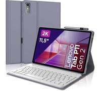 Clavier Lenovo Tab P11 2Nd Gen 11.5 Pouces, Coque Azerty Français Étui Clavier Détachable Bluetooth Pour Lenovo Tab P11 2Nd Gen, V