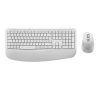 Clavier - LOGITECH - Comfort Plus MK880 - Sans fil (radio/Bluetooth) - ENG - Membranes blanc