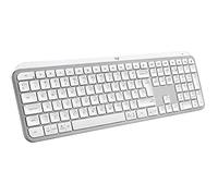 MX Keys S - Clavier - rétroéclairé - sans fil - Bluetooth LE - QWERTY - Portugais - commutateur : commutateurs à clé à ciseaux - gris pâle