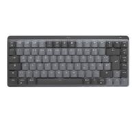 Logitech Master Series MX Mechanical Mini - Clavier - rétroéclairé - sans fil - Bluetooth LE - QWERTZ - Allemand - commutateur : Tactile Silencieux - graphite G