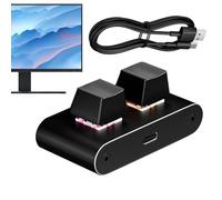 Clavier Macro | Accessoires d'ordinateur filaires de Type C | Pavé de Touches d'ordinateur programmable, pour la Maison, Le Bureau, Le Codage en Direct, la Conception, la Programmation, Le