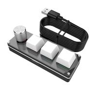 Clavier macro - Outil programmable mécanique silencieux dédié au complément ergonomique pour ordinateur, affaires, apprentissage, divertissement, bureau et environnements professionnels