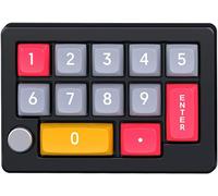 Clavier Macro Programmable À 13 Touches - Commutateur Mécanique Entièrement Remplaçable À Chaud - 7 Couleurs Rvb - Noir - Facile À Installer Et À Utiliser