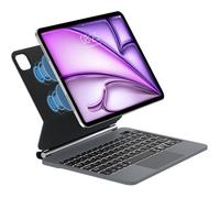 Clavier Magic JADEMALL pour iPad Air 13″ M3/M2 2025 avec Touchpad Rétroéclairé