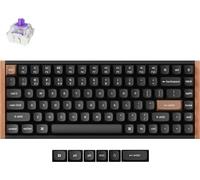 Keychron K2 HE Clavier Magnétique sans Fil, 2.4Ghz/Bluetooth/USB-C, RGB, Hot-Swap, QMK/Via, Gateron Magnetic Switch Nebula, Compatible avec Mac Windows Linux, Special Edition Nègre