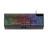 Clavier - Mars Gaming - MK124 - Ergonomique avec Repose-Poignets - Antighosting Avancé - FRGB Rainbow