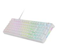 Mars Gaming Clavier gamer mécanique MKPro RGB Yellow Switch Blanc