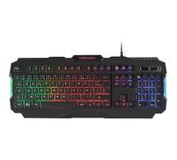Mars Gaming MRK0, Clavier Gaming Antighosting, RGB Rainbow, Layout Français