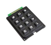 Clavier matriciel 3x4 MCU Board Module de clavier à membrane pour applications électroniques interactives