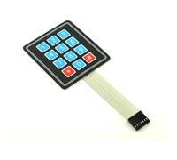 Clavier Matriciel 4x3 Flexible 12 Touches Compatible Microcontrôleurs Cartes de Développement Projets DIY Électronique