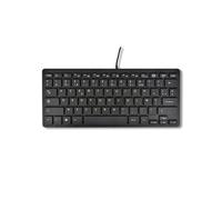 Clavier M CK-600U/N Mini USB AZERTY Français Noir - 78 Touches, Câble 1.2m, Usage Maison, Compatible Windows/Android - Dimensions 285x122x22mm