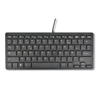 Clavier MCL - USB - AZERTY - Noir - Filaire - 78 touches