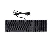 Clavier Mécanique, 108 Touches RVB Véritable Clavier de Jeu Mécanique Filaire LED Rétroéclairé USB Clavier d'Ordinateur, Axe Mécanique, Axe Vert, Suspension Keycap, support N-Key Rollover small